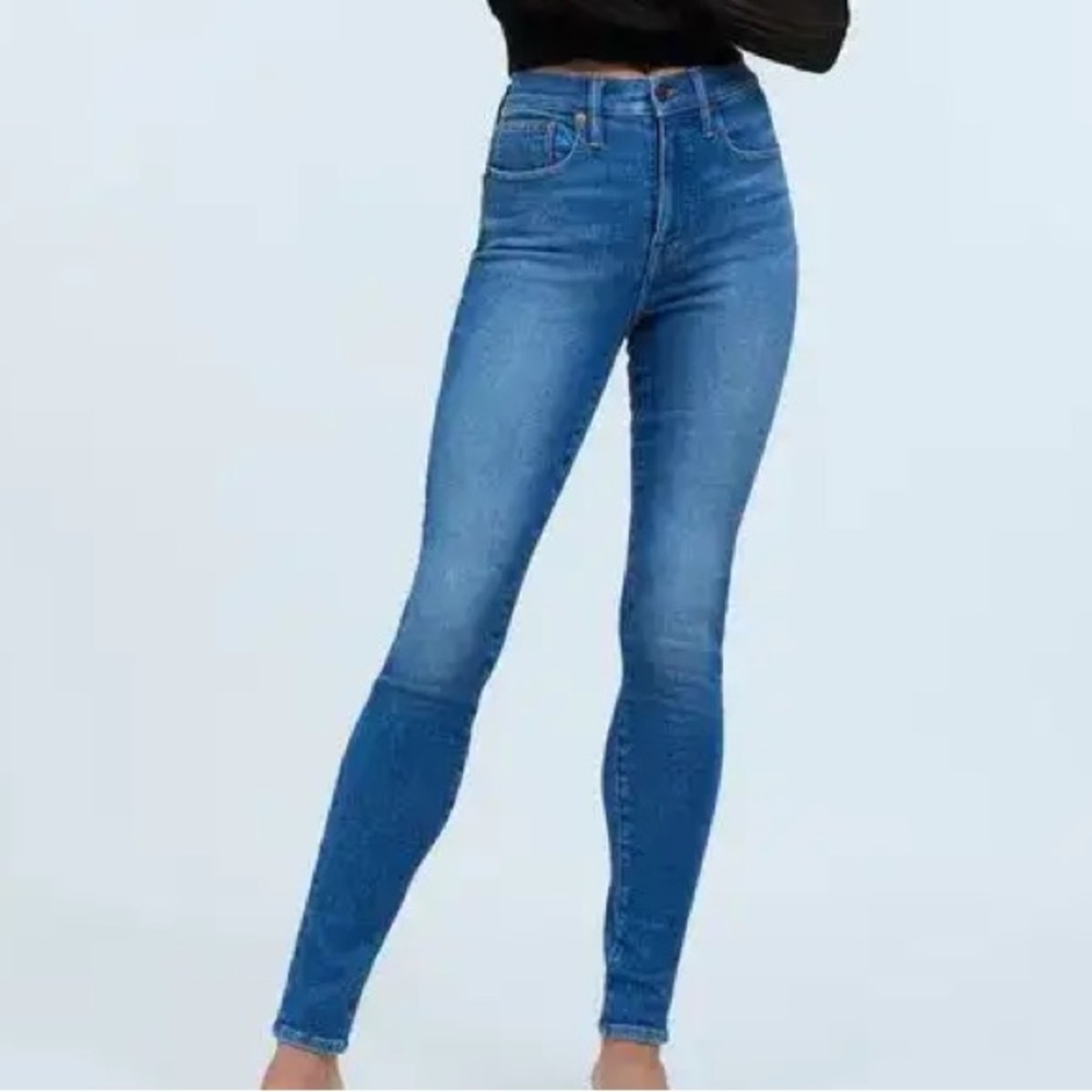 Madewell Medium Wash High Riser Skinny Skinny Jean size 26